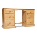 One Range Pine Double Dressing Table