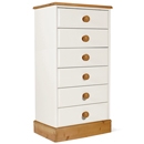 One Range Pine Painted 6 Drawer Chest