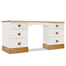 One Range Pine Painted Double Dressing Table