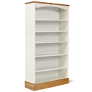 FurnitureToday One Range Pine Painted Tall Wide Bookcase