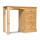 FurnitureToday One Range Pine Single Dressing Table