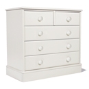 FurnitureToday One Range White Painted 3   2 Drawer Wide Chest