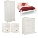 FurnitureToday One Range White Painted Bedroom Collection -