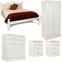 FurnitureToday One Range White Painted Bedroom Set