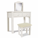 One Range White Painted Console Dressing Table Set