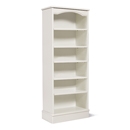 FurnitureToday One Range White Painted Tall Narrow Bookcase