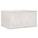 One Range White Painted Top Box For Double