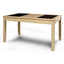 FurnitureToday Opus Solid Ash Fixed Dining Table