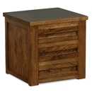 FurnitureToday Panama Dark Wood Bedside