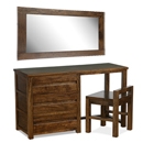 FurnitureToday Panama Dark Wood Dressing Table Set