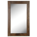 FurnitureToday Panama Dark Wood Large Mirror