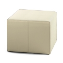 FurnitureToday Panama Ivory Cube Stool