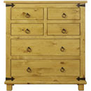 FurnitureToday Peru Pine 4 over 2 chest