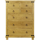 FurnitureToday Peru Pine 4 over 3 chest