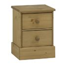 Pine Bay Two Drawer Bed side