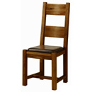 FurnitureToday Plum dark dining chair