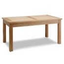 FurnitureToday Portland Ash 6ft Extending Dining Table