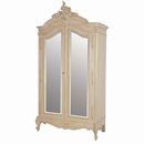 Portofino 2 door mirrored armoire