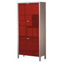 FurnitureToday Prestige red shoe cabinet 