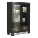 FurnitureToday Prima 2 Door Glass Cabinet