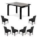 FurnitureToday Prima Extension Dining Set with Bella Dining