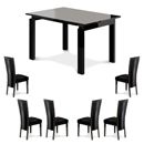 FurnitureToday Prima Extension Dining Set with Firenze Dining