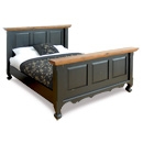 FurnitureToday Provence Black Painted New Aries 5ft Bed