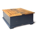 Provence Black Painted Trunk Coffee Table
