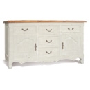 FurnitureToday Provence White Painted American Buffet
