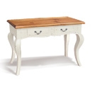 FurnitureToday Provence White Painted Console Table 2 Drawer