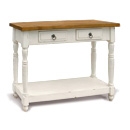 FurnitureToday Provence White Painted Medium Serving Table