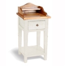 FurnitureToday Provence White Painted Small Wash Stand