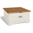 Provence White Painted Trunk Coffee Table