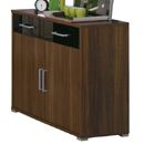 FurnitureToday Rauch Asti 2 drawer cupboard walnut