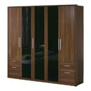 FurnitureToday Rauch Asti 4 drawer wardrobe walnut