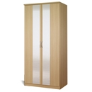FurnitureToday Rauch Blitz 2 Door Split Mirror Wardrobe