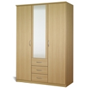 FurnitureToday Rauch Blitz 3 door 3 Drawer Wardrobe