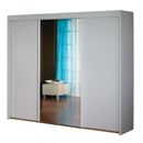 FurnitureToday Rauch Imperial single mirror sliding door wardrobe