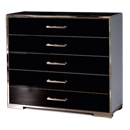 FurnitureToday Rauch Jasper Onyx 5 drawer chest