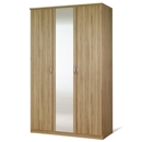 Rauch Kent 3 Door Mirrored Wardrobe
