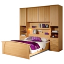 FurnitureToday Rauch Milos Double Bed and Over Bed Unit