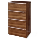 FurnitureToday Rauch Neo 4 Drawer Slim Chest of Drawers