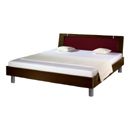 FurnitureToday Rauch Plus 1 glass inlay square metal feet bed