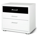 Rauch Plus 2 White 3 Drawer Bedside