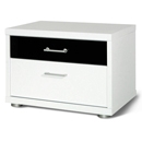 FurnitureToday Rauch Plus 2 White Bedside Chest