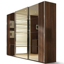 FurnitureToday Rauch Saphir Bronze mirrored triple wardrobe