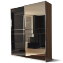 FurnitureToday Rauch Sirius Double Glass Gliding Door Wardrobe