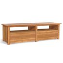 FurnitureToday Reclaimed Teak 2 shelf 2 drawer TV Hi Fi stand