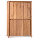 FurnitureToday Reclaimed Teak 4 Door Storage Cabinet