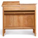 FurnitureToday Reclaimed Teak Top Flip up drawer desk
